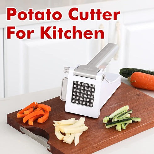 French Fry Cutter, Geedel Professional Potato Slicer Cutter for French Fries Vegetable Chopper for Veggies, Onions, Carrots, Cucumbers and more