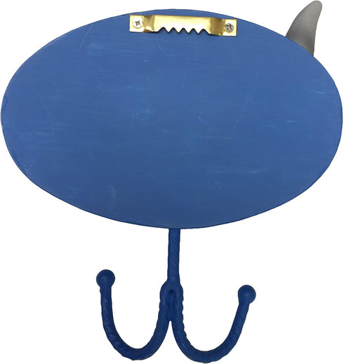 Borders Unlimited Fish 'N Sharks Towel or Coat/Bookbag Wall Hook, Multicolor