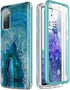 ESDOT Samsung Galaxy S20 FE Case with Built-in Screen Protector,Military Grade Rugged Cover with Fashionable Designs for Women Girls,Protective Phone Case for Galaxy S20 FE 6.5" Agate Stone