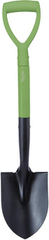 MARTHA STEWART MTS-MDS1 27-Inch Mini Round Pt. Digging Shovel w/8-Inch Heat-Treated Rust-Resistant Solid Steel Blade