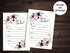 50 Elegant Floral Geometric Elegant Frame Invitation Burgundy Marsala Gold (Large Size 5x7) Weddings, Bridal or Baby Shower Invite, Birthday Invitation, Any Occasion (5X7 Large)