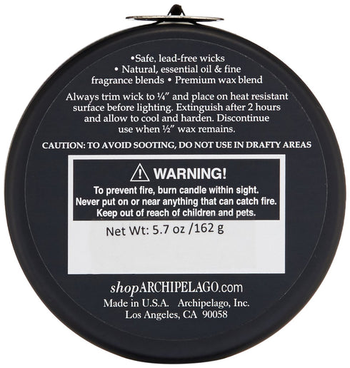Archipelago Botanicals Black Forest Travel Tin Candle. Sweet and Woody Scent of Dark Ebony Woods, Douglas Fir, Black Patchouli and Sweet Mulberries. Clean Soy Wax Blend Burns 30 Hours (5.7 oz)