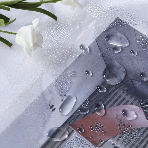 Shower Curtain Liner 74 inches Long, EVA Heavy Duty Longer Bath Clear Shower Liner with 3 Strong Weighted Magnets, 100% Waterproof, Odorless, 70 x 74 inch