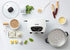 Aroma Housewares 6-Cup (Cooked) (3-Cup Uncooked) Pot Style Rice Cooker and Food Steamer (ARC-743-1NG), White