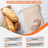 K&S Easy Shop Bread Bags for Homemade Bread Pack of 6 Linen Bread Bag for Bread, Vegetables, Fresh Bread Storage & Baguettes Storage 3 Small & 3 Large Bread Storage Bags Reusable Canvas Bags