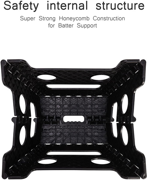 Acko Folding Step Stool - 13 inch Premium Heavy Duty Foldable Foot Stool for Kids and Adults, Kitchen Garden Bathroom Fold Up Stepping Stool (1 Pack)