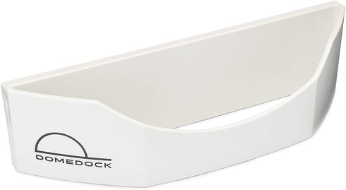 The ORIGINAL DomeDock! American, patented, Wall Mount Hat Rack 25 Ball Cap Storage. Compact Hat Organization System. Made and Shipped in USA. (Single, White)