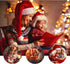 2 pcs Santa Hats Red Fluffy Christmas Santa Hat for Adults Men Women with Plush Brim and Comfort Liner for Plush Christmas Santa Hat Xmas Hat Holiday for Adults Unisex Santa Hat For Party Supplies