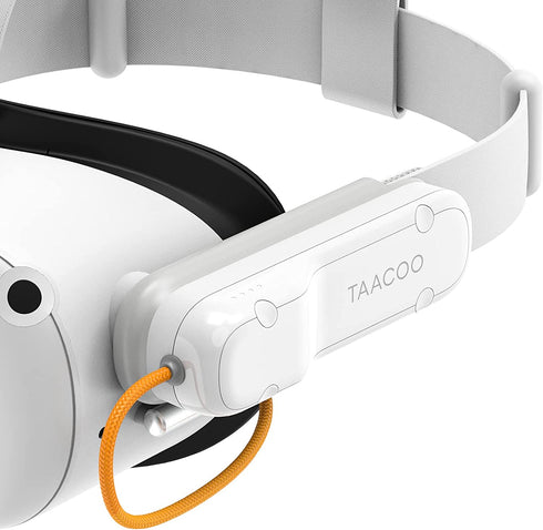 TAACOO Battery Pack for Quest 2 | Accessories for Quest 2 Headset, Lightweight and Portable VR Extended Power Compatible with Quest 2 Original Strap and Elite Strap