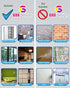 12 PC Pack Backsplash Tile Stickers 6x6 Inch (15x15cm) for Home Decoration Bathroom & Kitchen Vinyl Tile Decals Peel and Stick DIY Wall Sticker Stairs Decals (TS12-001)