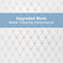 3Pcs Durable Diamond Mesh Laundry Bags for Delicates 12 x 16 Inches (3 Medium)