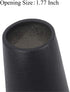 Gemseek 8 inch Black Ceramic Flower Vase, Modern Vase for Living Room Indoor Home Decor, Wedding Centerpieces/Arrangements