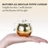 Votive Candle Holders, Set of 12, Mercury Glass Tealight Candle Holder , Perfect Centerpieces for Wedding, Party, Home Decor (Gold)