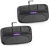 Refoss Garage Door Opener Remote, Purple Learn Button Compatible with Chamberlain Craftsman Liftmaster 371LM, 373LM Security+ 315MHz - 2 Pack