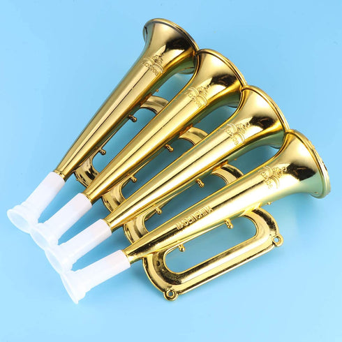 TOYANDONA 12pcs Plastic Trumpet Noise Maker Horn Funny Speaker Cheering Props Party Favor Gift Kids Toys