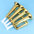 TOYANDONA 12pcs Plastic Trumpet Noise Maker Horn Funny Speaker Cheering Props Party Favor Gift Kids Toys