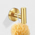 stusgo 4 Packs Matte Brass Finish Towel Hook for Wall Modern Gold Towel Hook Coat Hooks Robe Hooks SUS304 Stainless Steel Bathroom Towel Hooks