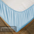 EaseHome Queen Size Sheets Set - Extra Soft Luxury Brushed Microfiber Queen Bed Sheets with 15 inch Deep Pocket - Comforterble Wrinkle Fade and Hypoallergenic- 4 Piece (Queen,Lake Blue)