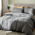 SONORO KATE Bed Sheet Set Bamboo Sheets Deep Pockets 16" Eco Friendly Wrinkle Free Sheets Hotel Bedding Machine Washable Silky Soft (Dark Grey, California King)