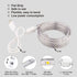 Areful LED Rope Lights, 16.4ft Waterproof Strip Light, 3000K Soft White, Flexible Indoor Outdoor Decorative Lighting for Home Christmas Holiday Garden Patio Party