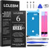 LCLEBM Battery for iPhone 6, 3200mAh Higher Capacity New 0 Cycle Li-ion Polymer Battery Replacement for iPhone 6 Model A1586,A1589,A1549 with Repair Tool Kit