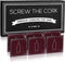 Screw The Cork, Condom Style Wine Bottle Stoppers, Air-Tight Rubber Seal for Fresh Wine, Funny Wine Gifts & Novelty Gag Gift, Set of 6, Great For Bachelorette Parties, Birthdays & Christmas