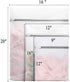 5Pcs Durable Honeycomb Mesh Laundry Bags for Delicates (1 Large 16 x 20 Inches, 2 Medium 12 x 16 Inches, 2 Small 9 x 12 Inches)
