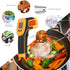 Infrared Thermometer, Digital IR Laser Thermometer Temperature Gun -26°F~1022°F (-32°C?550°C) Temperature Probe Cooking/Air/Refrigerator - Meat Thermometer Included -Non Body Thermometer