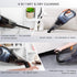 Handheld Vacuum Cordless, Car Vacuum, Rechargeable Hand Vacuum with 6000PA Strong Suction, Portable Mini Vacuum Wet & Dry Use for Car, Home and Office
