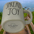 RAE DUNN SPREAD JOY COFFEE/TEA WHITE MUG - Artisan Collection By Magenta Display this motivational cup to remind yourself to always seek to Spread Joy.