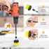 YIHATA 7 Pack Drill Brush Attachment Set, All Purpose Power Scrubber Cleaning Kit, Power Scrubber Brush for Bathroom Surfaces, Floor, Tub, Shower, Grout, Tile and Kitchen Surface (7pack)