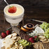 Hiware 4 Pieces Ceramic Butter Warmers with 16 Pieces Tealight Candles Set for Seafood, Fondue - Dishwasher Safe