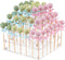 Acrylic Cake Pop Display Stand, ANMEISH 56 Hole Clear 3 Tier Square Lollipop Holder, Ideal for Weddings Baby Showers Birthday Party Anniversaries Holiday Candy Decorative