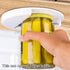 Bersauji Under Cabinet Can Opener Set with 5 Pieces Beer Lid Opener Keychains Non Slip Suitable for Seniors & Weak or Arthritic Hands Kitchen Gadget