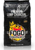 FOGO Premium Oak Restaurant All-Natural Hardwood Medium and Small Sized Lump Charcoal for Grilling and Smoking , 17.6 Pound Bag