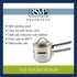RSVP International 1-quart Induction Double Boiler, 2 Cups, Multi Color