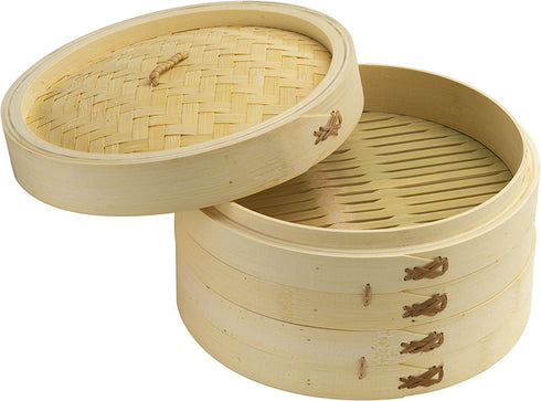 Joyce Chen Steamer, Bamboo, Tan