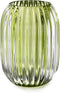 Serene Spaces Living Green Optical Glass Votive Holder, Perfect for Weddings and Home D©cor, Measures 5" Tall and 3.5" Diameter