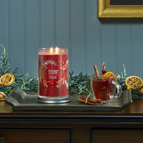 Yankee Candle Sparkling Cinnamon Signature Large Tumbler Candle