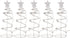 Lulu Home Spiral Christmas Trees, 18 Inch Pathway Christmas Trees with 125 LED Warm White Lights, Plug-in Prelit Xmas Trees with Star Topper for Outdoor Sidewalk Lawn Festivals Decor, 5 Packs