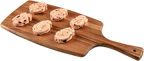 KARRYOUNG Acacia Wood Cutting Board - Wooden Kitchen Chopping Boards for Meat, Cheese, Bread, Vegetables &Fruits- Knife Friendly Kitchen Butcher Block?17 x 7 Inch