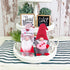2PCS Mother's Day Gnome Decor, Handmade Scandinavian Plush Craft Tomte Swedish Gnome Elf Dwarf Doll Envelope I Love Mom Faceless Doll Decorations Gift for Mom