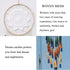 Dream Catchers for Teens Girl Bedrooms Decor Boho Nightmare Crochet Sun Floral Woodland Traditional Dreamcatcher Windchime for Boy Room Decorations, Baby Shower, Toddler Crib,Gold Green Orange