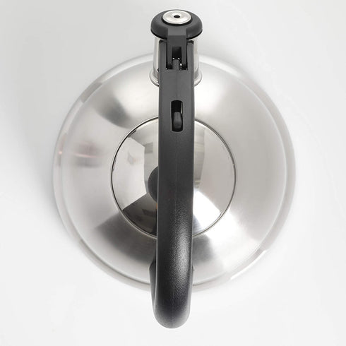 Mr Coffee Claredale Whistling Tea Kettle, 2.2-Quart, Brushed Stainless Steel