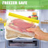 Reusable Food Storage Bags - 20 Pack BPA Free Freezer Bags (4 Reusable Ziplock Bags + 8 Reusable Sandwich Bags + 8 Kids Snack Bags), Super Thick, Leak Proof Resealable Silicone Bags for Meat Fruit