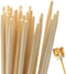BLUE TOP Bamboo Marshmallow Roasting Sticks Smore Skewers 30 Inch 5mm Thick 60 PCS Extra Long Heavy Duty,Wooden Skewer BBQ Hot Dog Skewer,Great for Camping,Parties,Weddings and Plant Stakes.