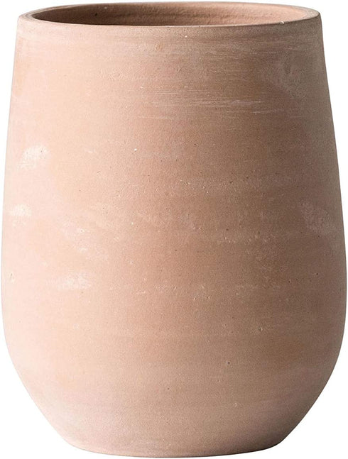 Creative Co-Op Unglazed Crock, 6.25", Natural Terracotta