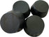 Prime Woodcraft Walnut Wood Furniture Risers (4 Pack) | Adds 1 Inch Extra Height for Cleaning & Convenience | Bed Risers, Desk Riser, Table Risers, Furniture Legs, Sofa Risers |Heavy Duty (Black)