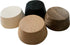Prime Woodcraft Walnut Wood Furniture Risers (4 Pack) | Adds 1 Inch Extra Height for Cleaning & Convenience | Bed Risers, Desk Riser, Table Risers, Furniture Legs, Sofa Risers |Heavy Duty (Black)