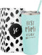 SassyCups Best Mimi Ever Tumbler | 22 Ounce Engraved Mint Stainless Steel Insulated Tumbler with Lid and Straw | Mimi Tumbler | New Mimi | Mimi To Be | Mimi Grandma Presents | For Mimi Birthday